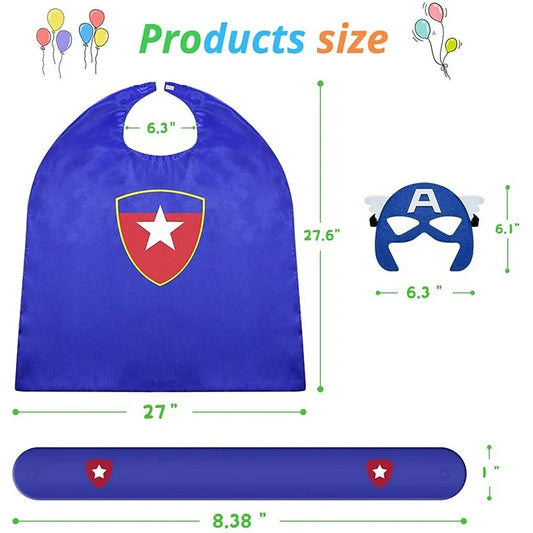 Set de Disfraces de Superhéroes (4 piezas)