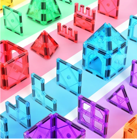 Bloques Magnéticos para Niños. 42 Piezas