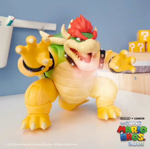 Bowser (41720) Figura de Acción con Efecto de Fuego