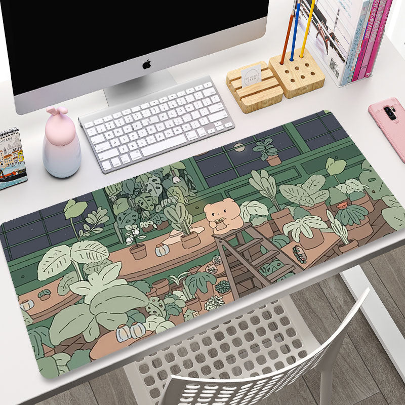 Mouse Pad Antideslizante – Osito en el Jardín