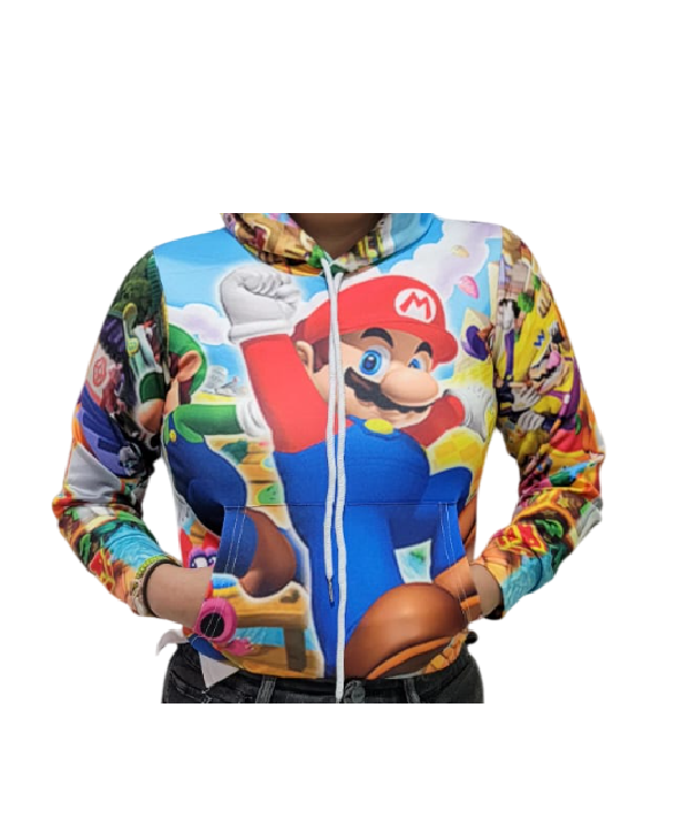 Hoodie Super Mario Bros para niños