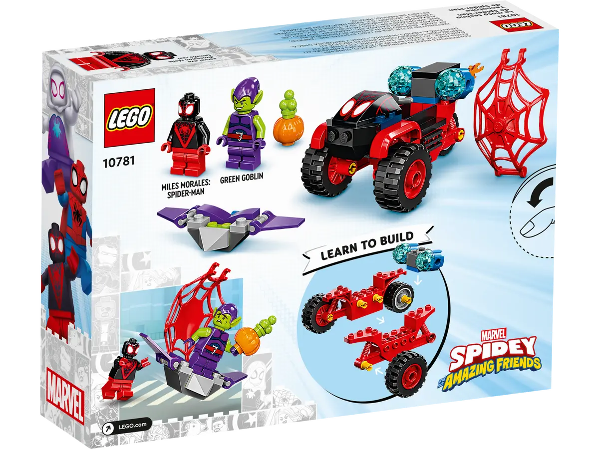 LEGO® Marvel – Miles Morales: Tecnotrike de Spider-Man (10781)