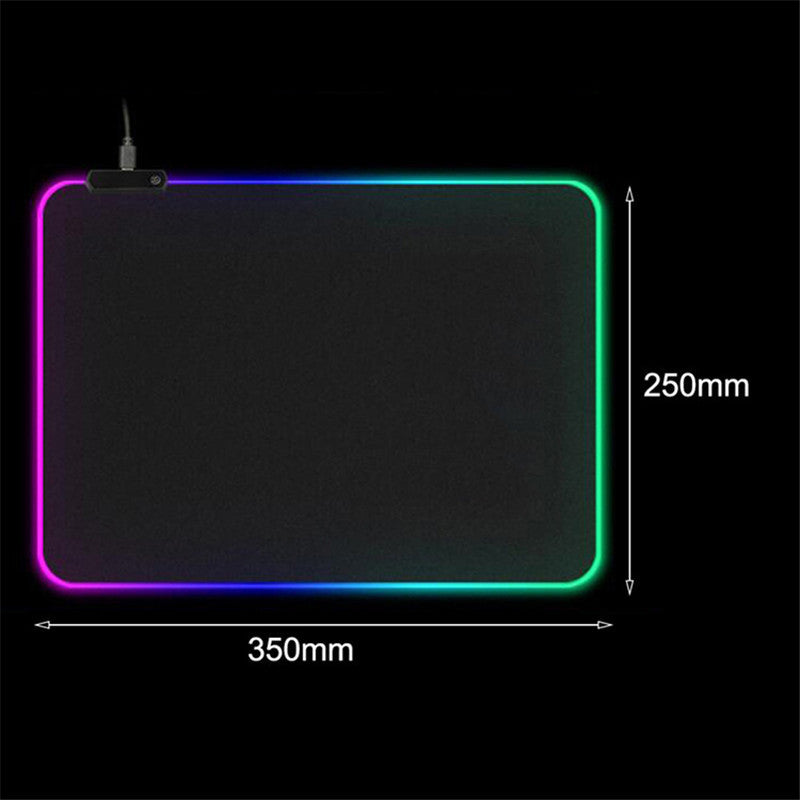 Alfombrilla de Escritorio Gaming RGB con Iluminación