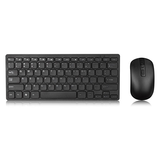 Set Inalámbrico de Teclado y Mouse Negro