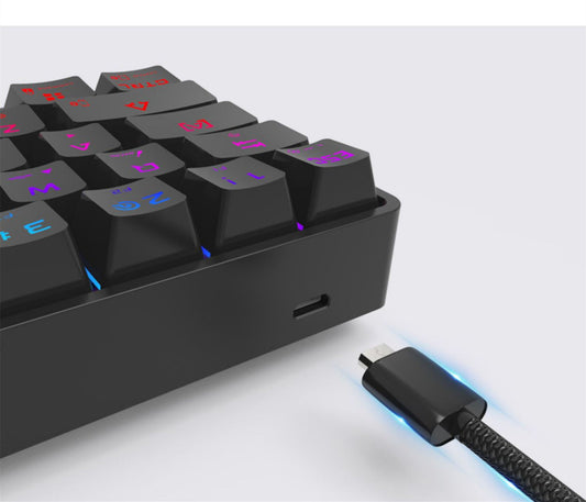 Teclado Mecánico Inalámbrico Bluetooth con Keycaps PBT de Colores
