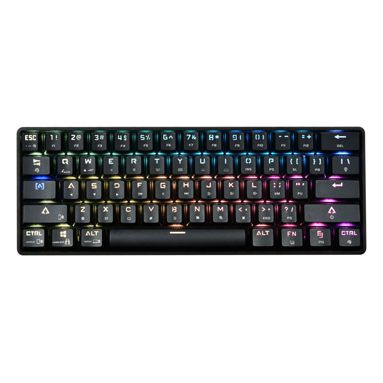 Teclado Mecánico Inalámbrico Bluetooth con Keycaps PBT de Colores