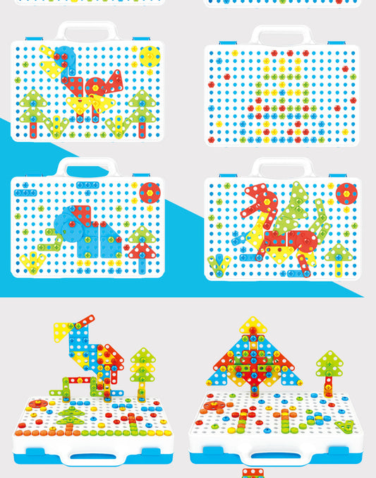 Kits de Construcción Creativa - Juegos de Bloques Educativos