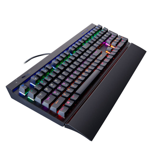Teclado Mecánico MK15 con Reposamuñecas y Teclas Cuadradas