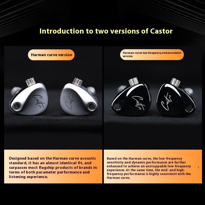 Audífonos Intrauditivos Gamer Ajustables KZ-Castor – Doble Bobina