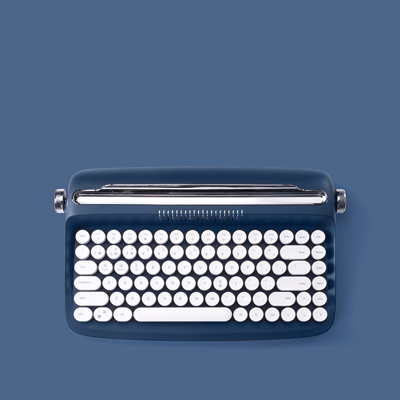 Set Retro de Teclado Bluetooth y Mouse – Colores Cute para Oficina y iPad