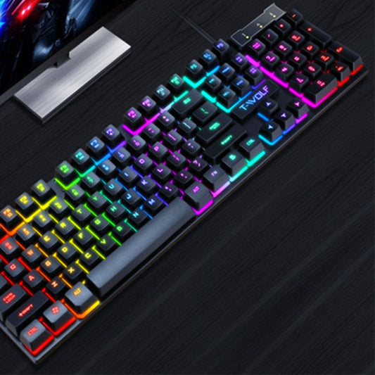 Teclado Gamer USB Retroiluminado – Teclas Flotantes