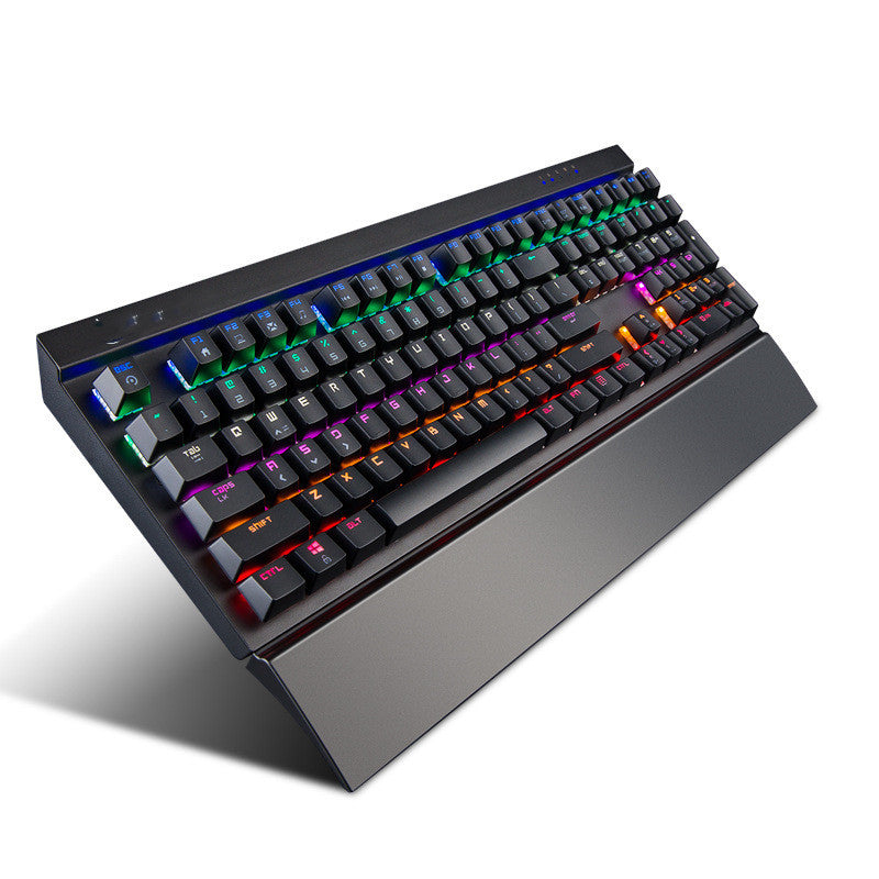Teclado Mecánico MK15 con Reposamuñecas y Teclas Cuadradas
