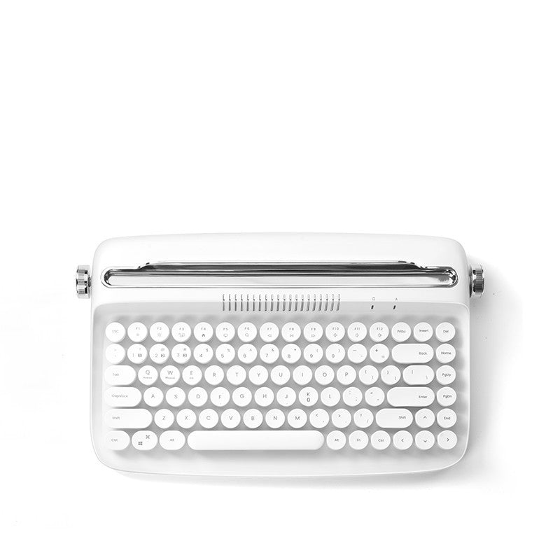 Set Retro de Teclado Bluetooth y Mouse – Colores Cute para Oficina y iPad