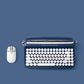 Set Retro de Teclado Bluetooth y Mouse – Colores Cute para Oficina y iPad