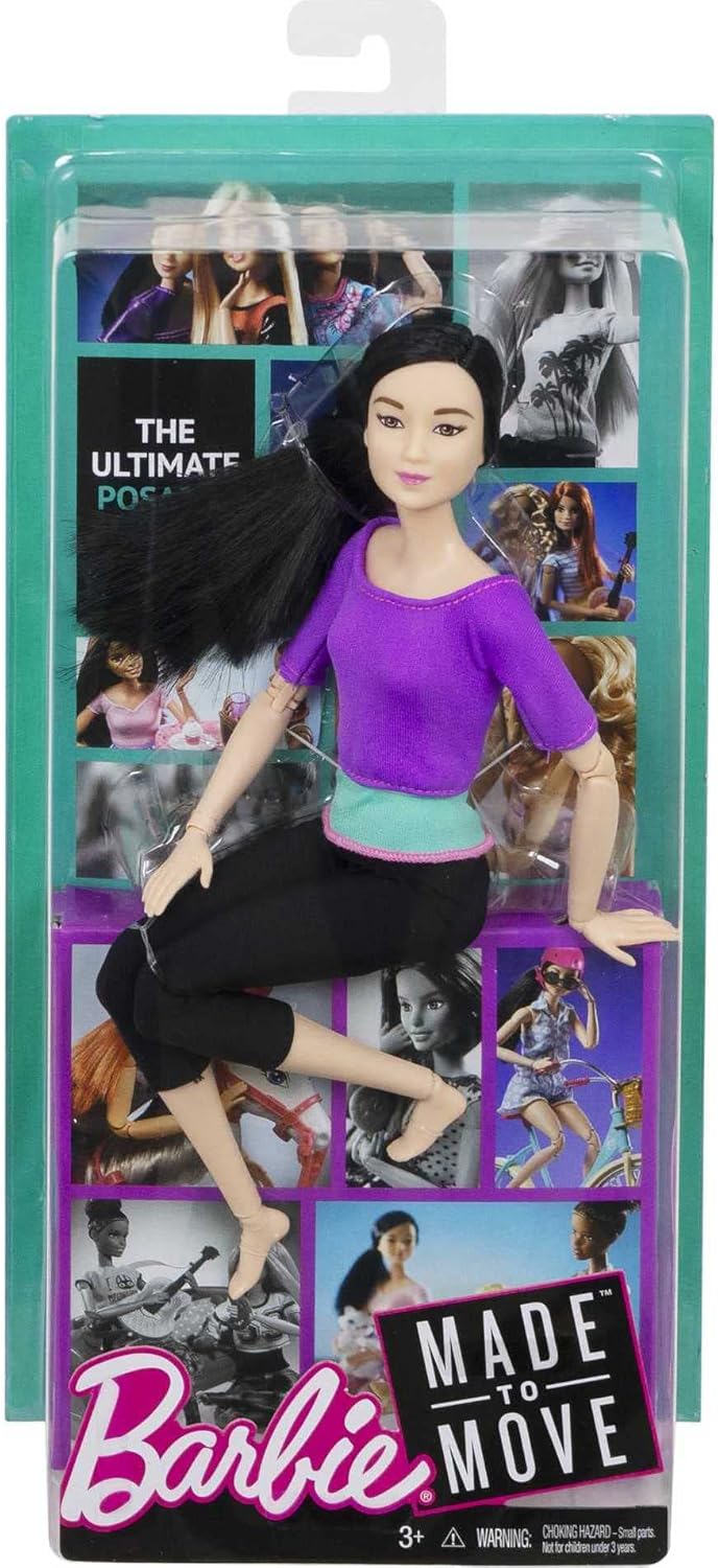Barbie Made to Move – Muñeca con Top Morado