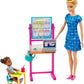Barbie Profesiones - Set de Juego Maestra Rubia con Bebé