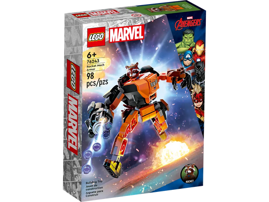 LEGO® Marvel – Armadura Robótica de Rocket (76243)