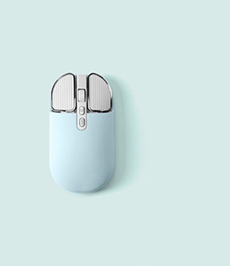 Set Retro de Teclado Bluetooth y Mouse – Colores Cute para Oficina y iPad