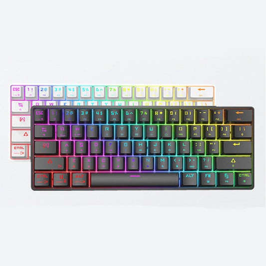 Teclado Mecánico Inalámbrico Bluetooth con Keycaps PBT de Colores