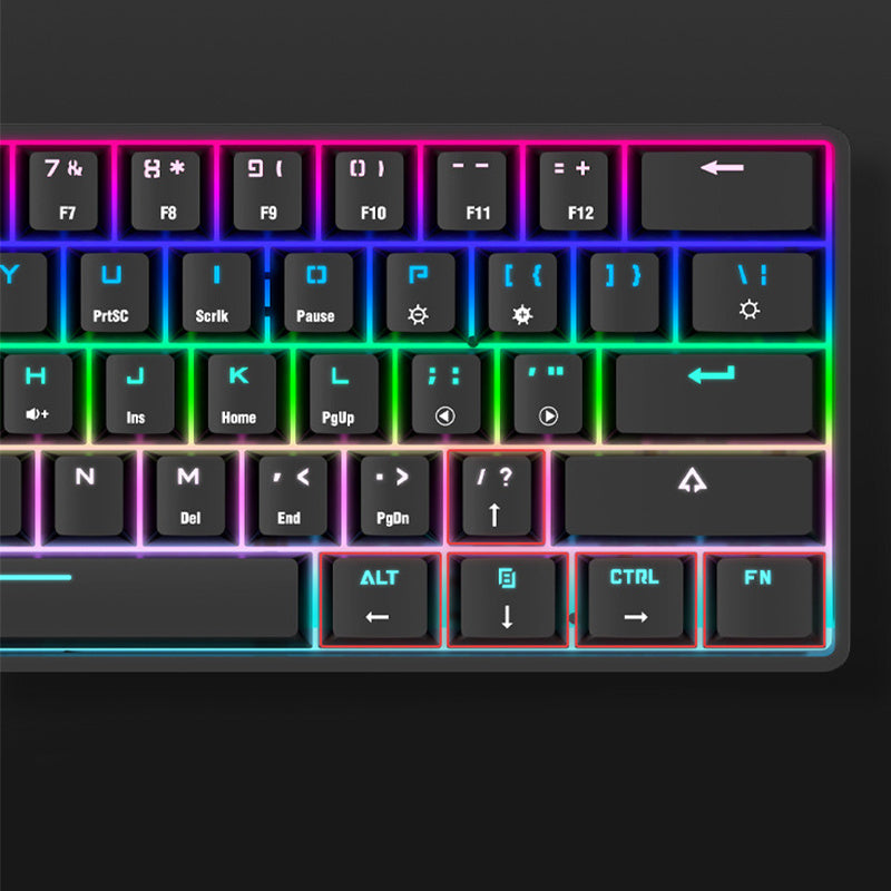 Teclado Mecánico Inalámbrico Bluetooth con Keycaps PBT de Colores