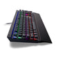 Teclado Mecánico MK15 con Reposamuñecas y Teclas Cuadradas
