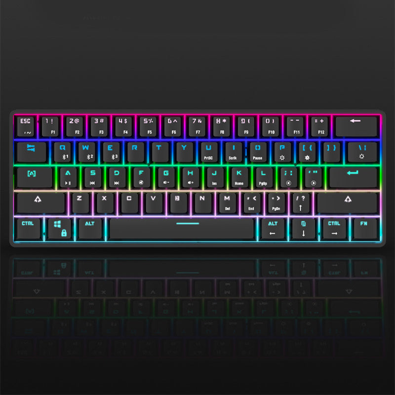 Teclado Mecánico Inalámbrico Bluetooth con Keycaps PBT de Colores