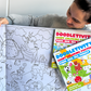 Set de 4 Pósters Gigantes para Colorear – Granja, Mar, Zoológico y Bosque