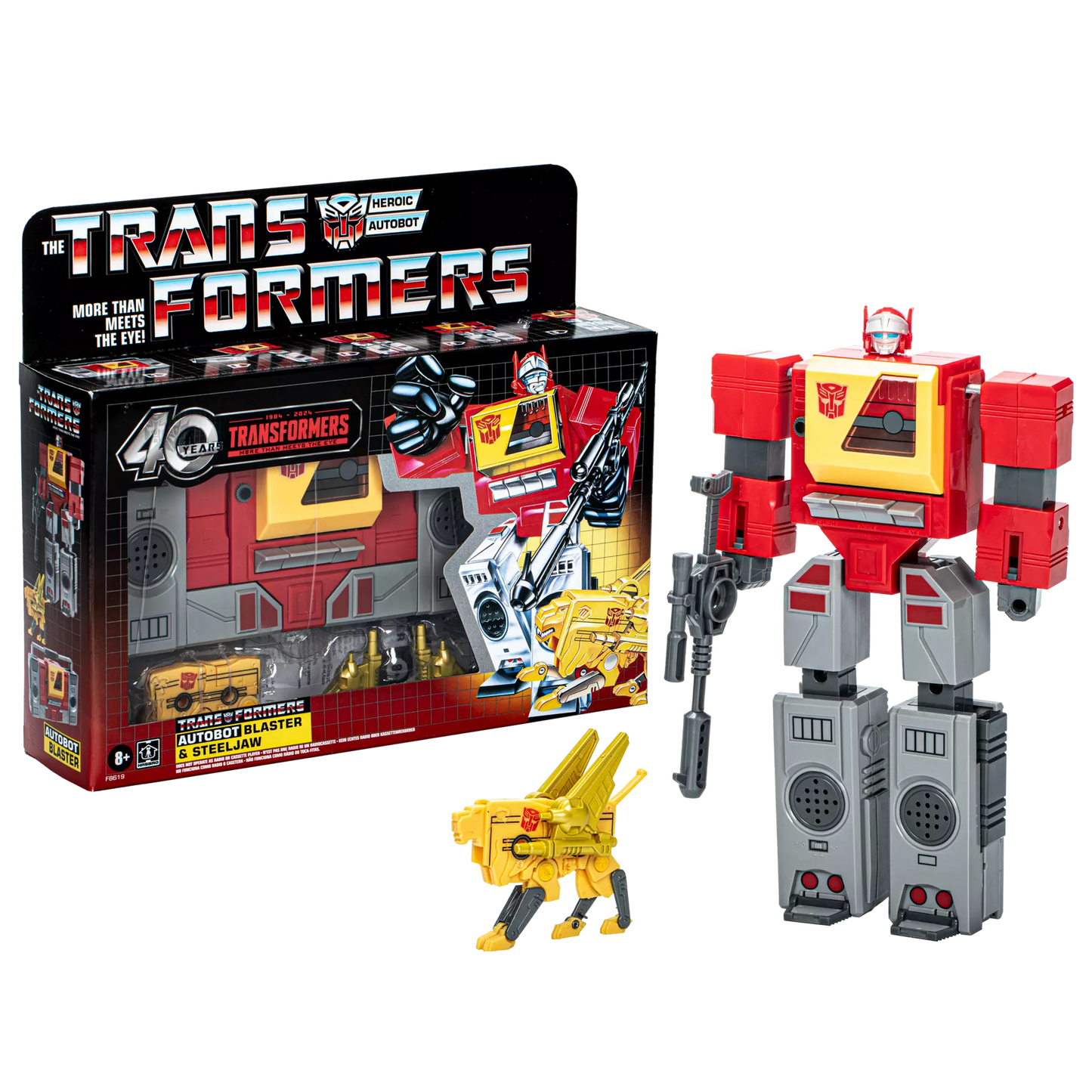 Transformers 40 Aniversario – Autobot Blaster y Steeljaw