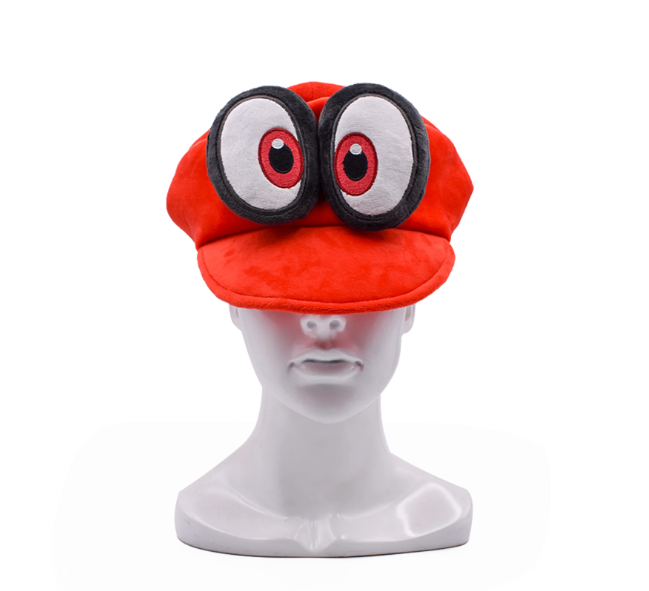 Disfraz de Sombrero de Peluche Cappy de Super Mario Odyssey