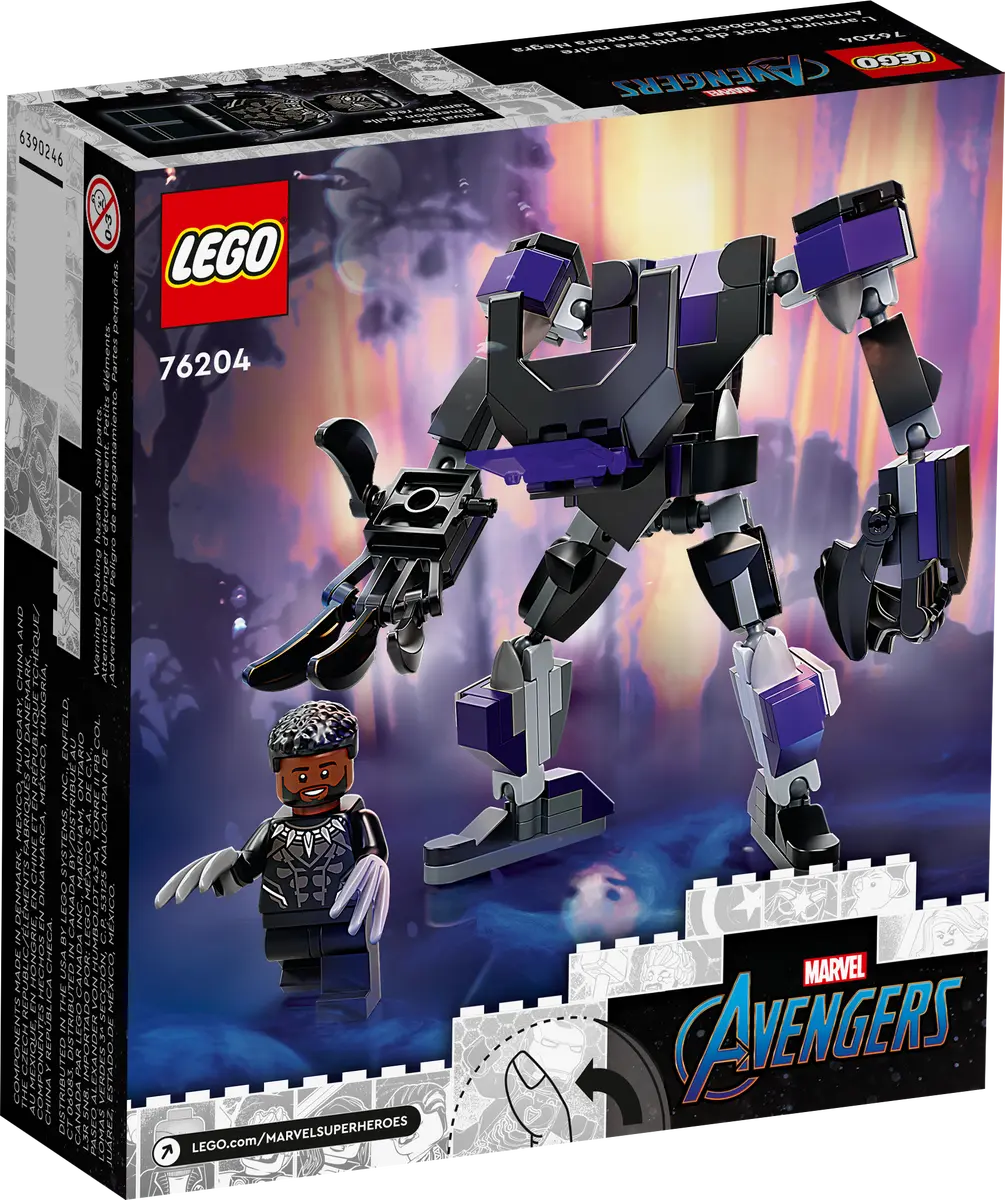 LEGO® Marvel – Armadura Robótica de Black Panther (76204)