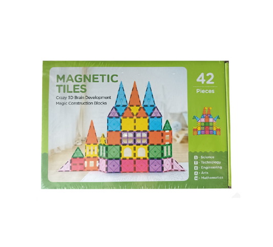 Bloques Magnéticos para Niños. 42 Piezas