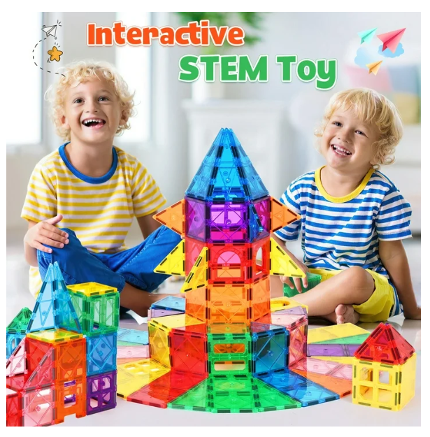 Bloques Magnéticos para Niños. 42 Piezas
