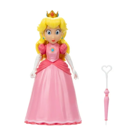 Princesa Peach (41718) Figura de Acción con Accesorio de Paraguas