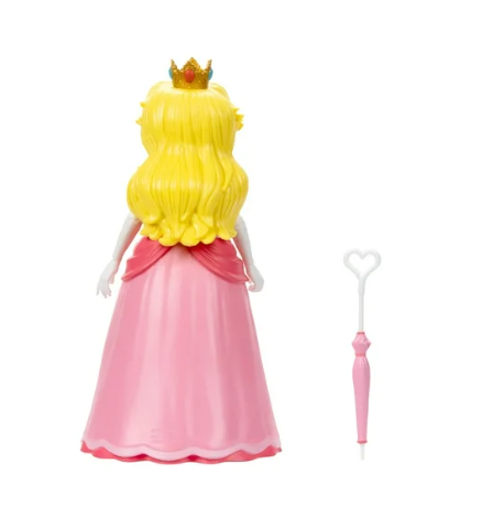 Princesa Peach (41718) Figura de Acción con Accesorio de Paraguas