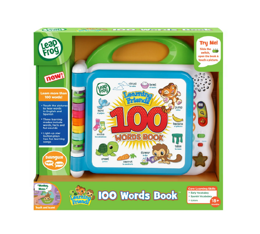 Libro 100 palabras LeapFrog Learning Friends