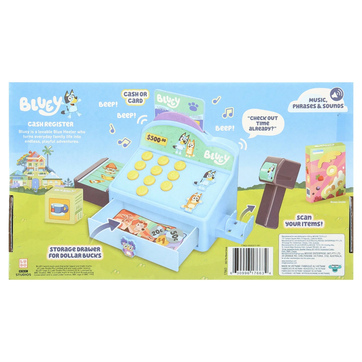 Caja Registradora Bluey