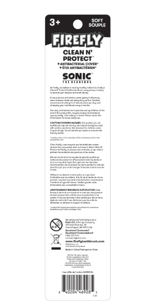 Cepillo de Dientes Sonic the Hedgehog Firefly Clean N' Protect