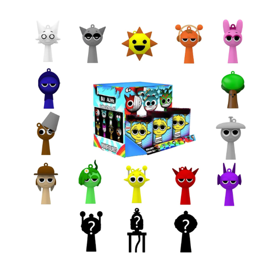 12 pack Sprunki Incredibox Blind Box