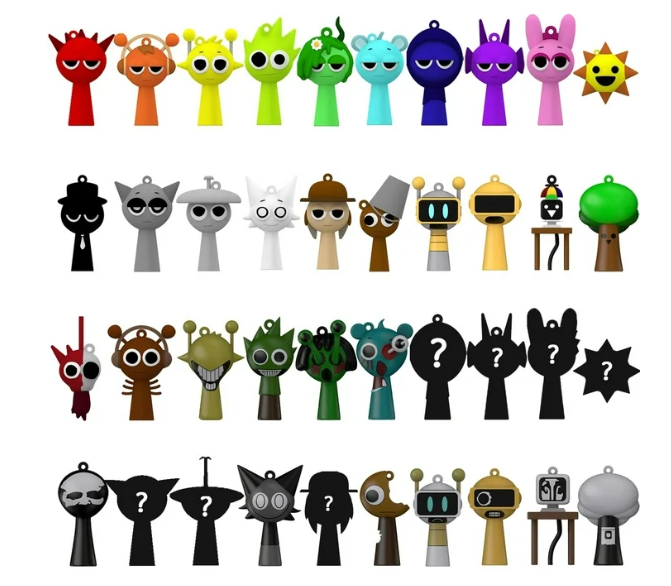 12 pack Sprunki Incredibox Blind Box