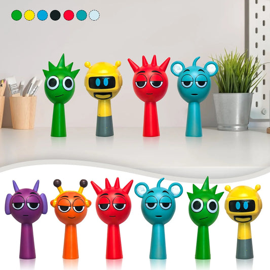 Sprunki Figuras de Acción y Coleccionables - Set de 6 Figuras