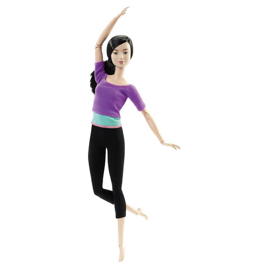 Barbie Made to Move – Muñeca con Top Morado