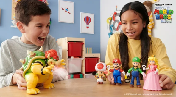 Bowser (41720) Figura de Acción con Efecto de Fuego