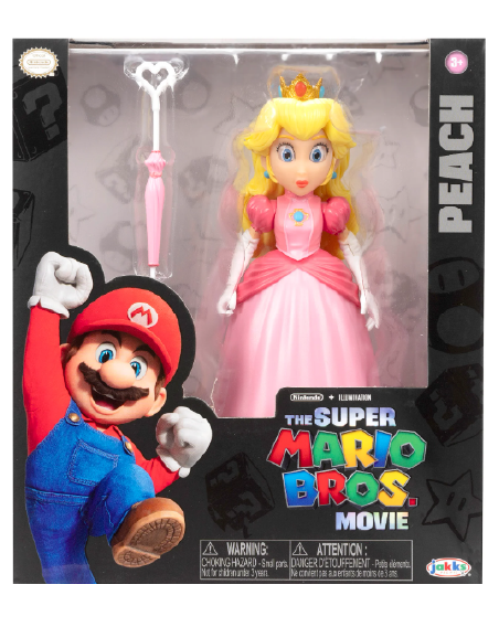 Princesa Peach (41718) Figura de Acción con Accesorio de Paraguas