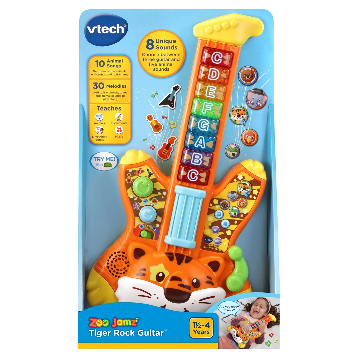 Guitarra Rock Tiger de Zoo Jamz™ de Vtech