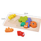 DinoPuzzle Montessori 3D – Rompecabezas Educativo de Madera