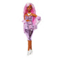 Barbie Fashionista Muñeca Deluxe – Cabello Rosa y Vestido Brillante