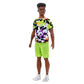 Ken® Fashionistas™ – Camisa Camuflaje y Shorts Verde Neón