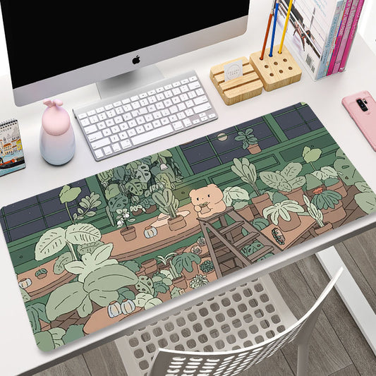 Mouse Pad Antideslizante – Osito en el Jardín