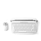 Set Retro de Teclado Bluetooth y Mouse – Colores Cute para Oficina y iPad