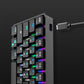 Teclado Mecánico Inalámbrico Bluetooth con Keycaps PBT de Colores